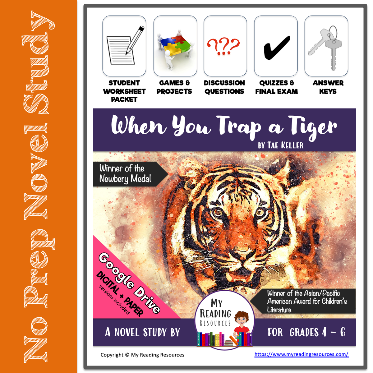 When You Trap a Tiger Novel Study - My Reading Resources