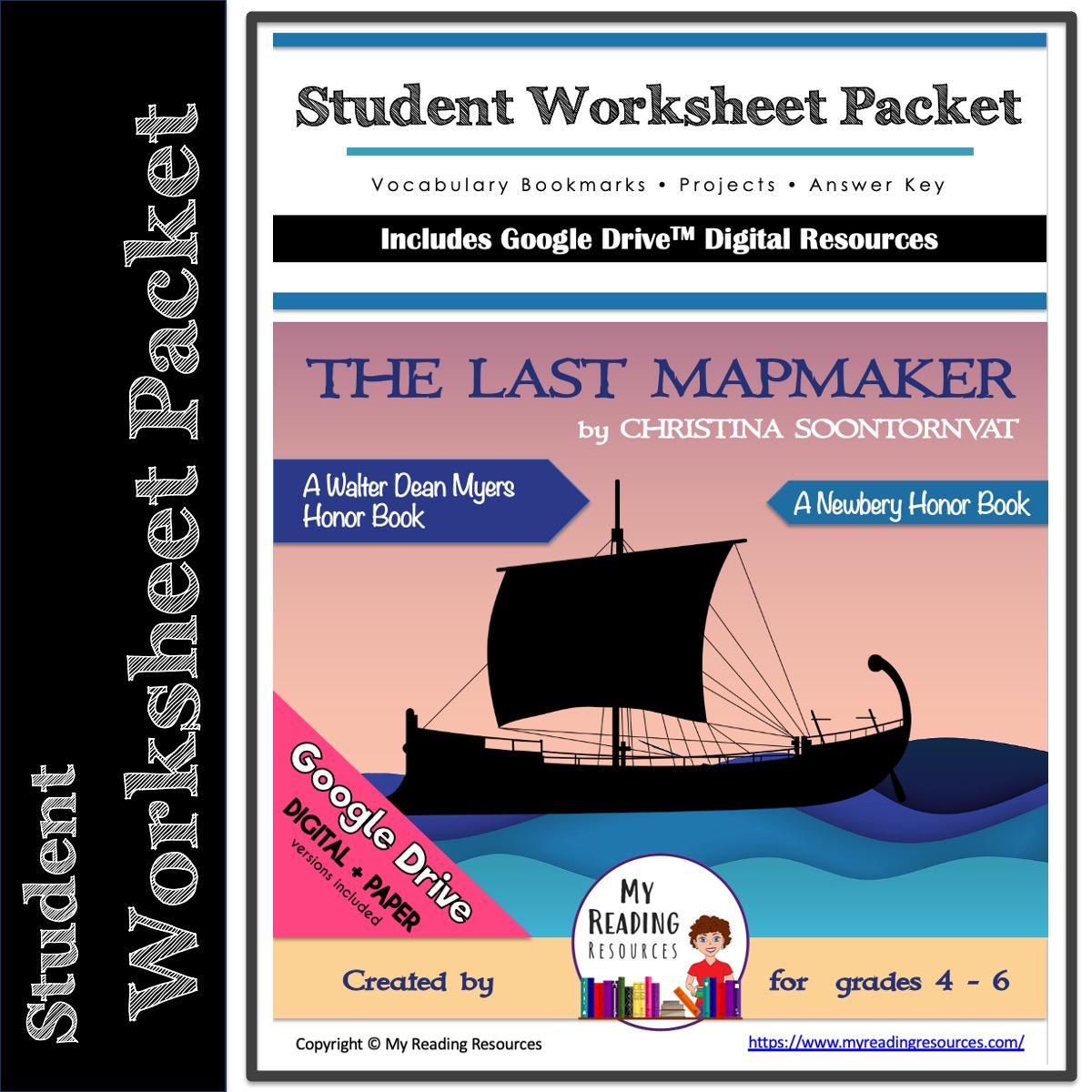 The Last Mapmaker Student Worksheet Packet My Reading Resources   Cover SP 2 