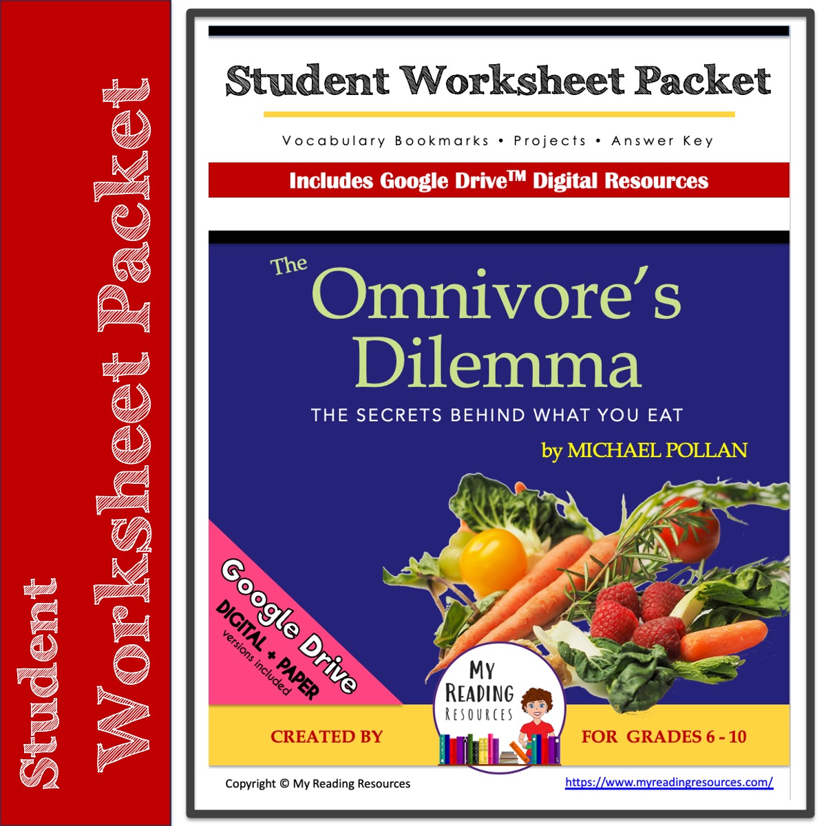 The Omnivore s Dilemma Student Worksheet Packet My Reading Resources