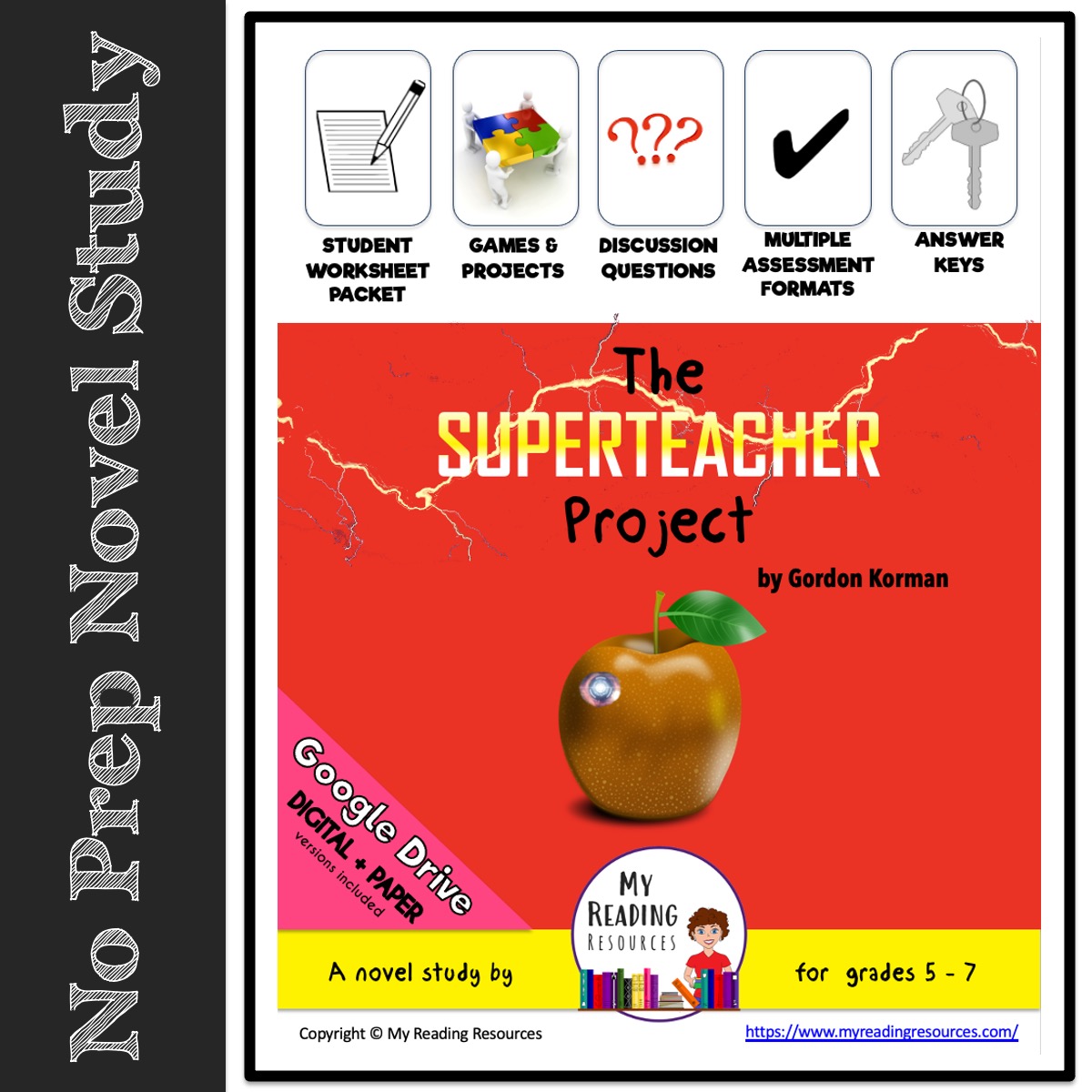 The Superteacher Project Novel Study - My Reading Resources