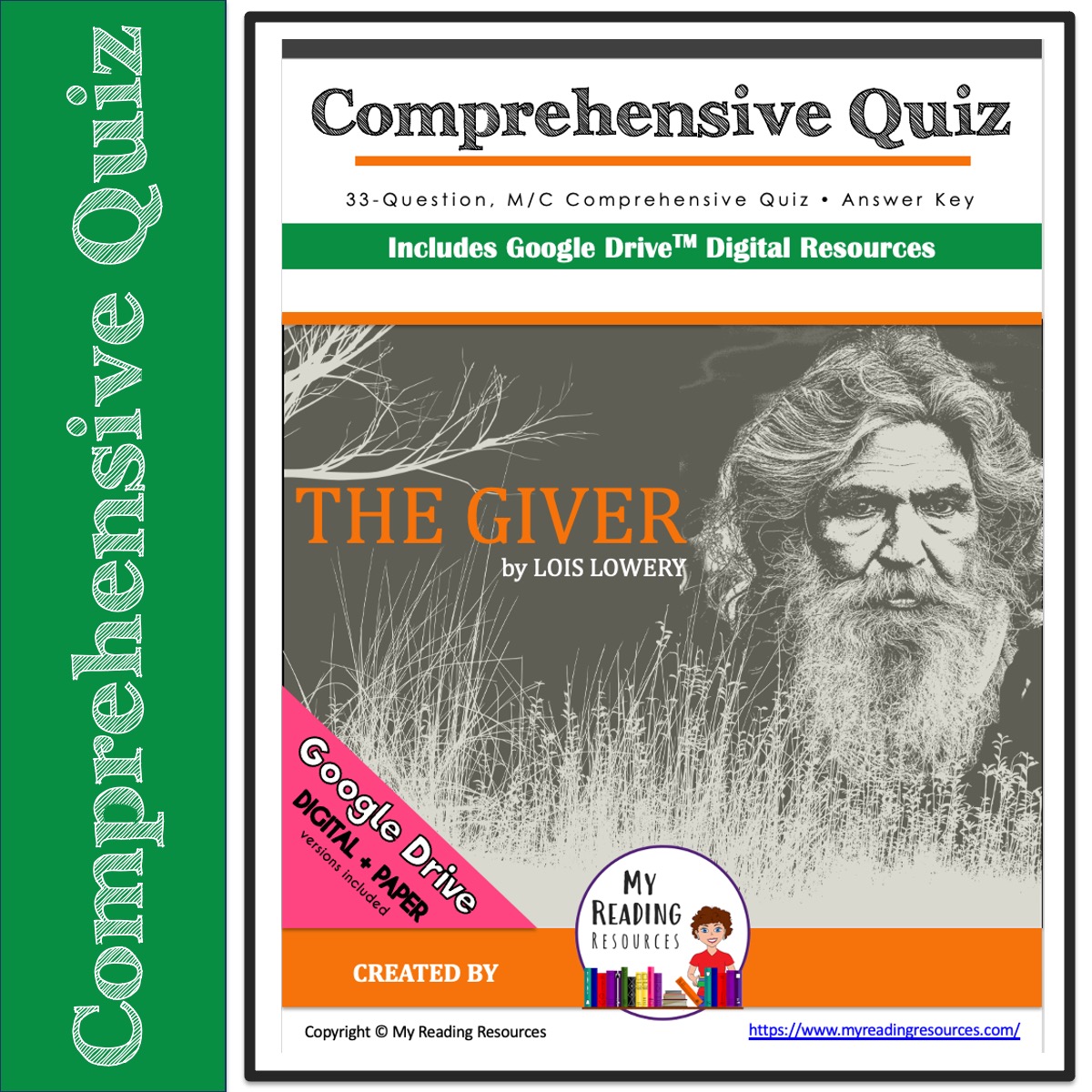 The Giver Comprehensive Quiz - My Reading Resources